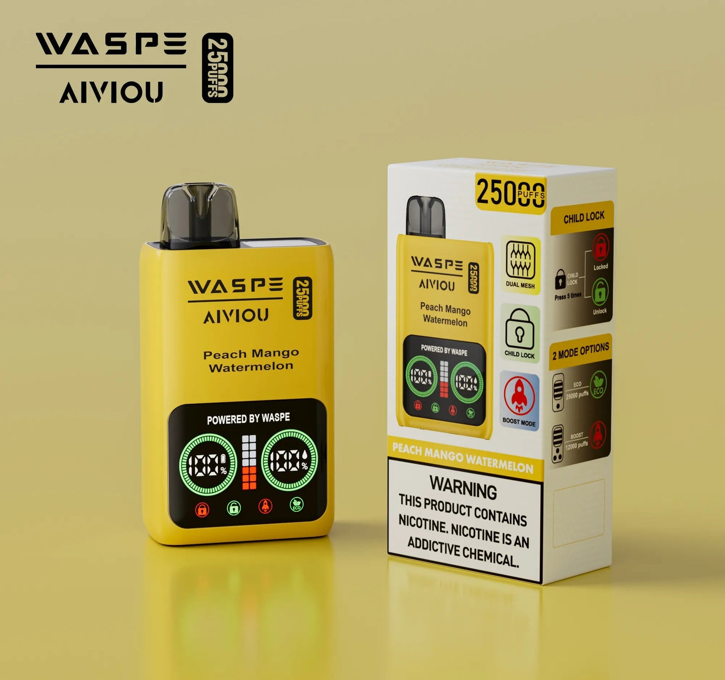 WASPE 25000 Züge Einweg-Vape Großhandel 