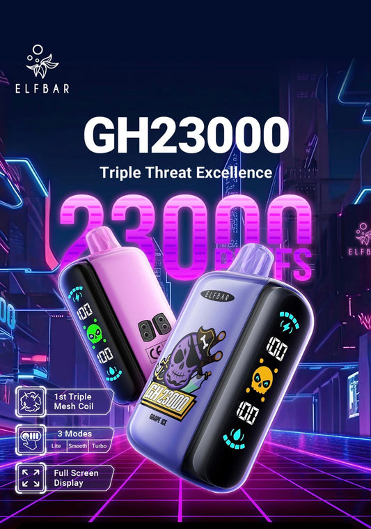 ELF BAR GH23000 Puffs Einweg-E-Zigarette Großhandel 