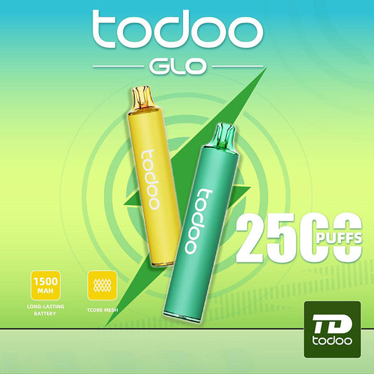 TODOO GLO 2500 Züge Einweg-E-Zigarette Großhandel 