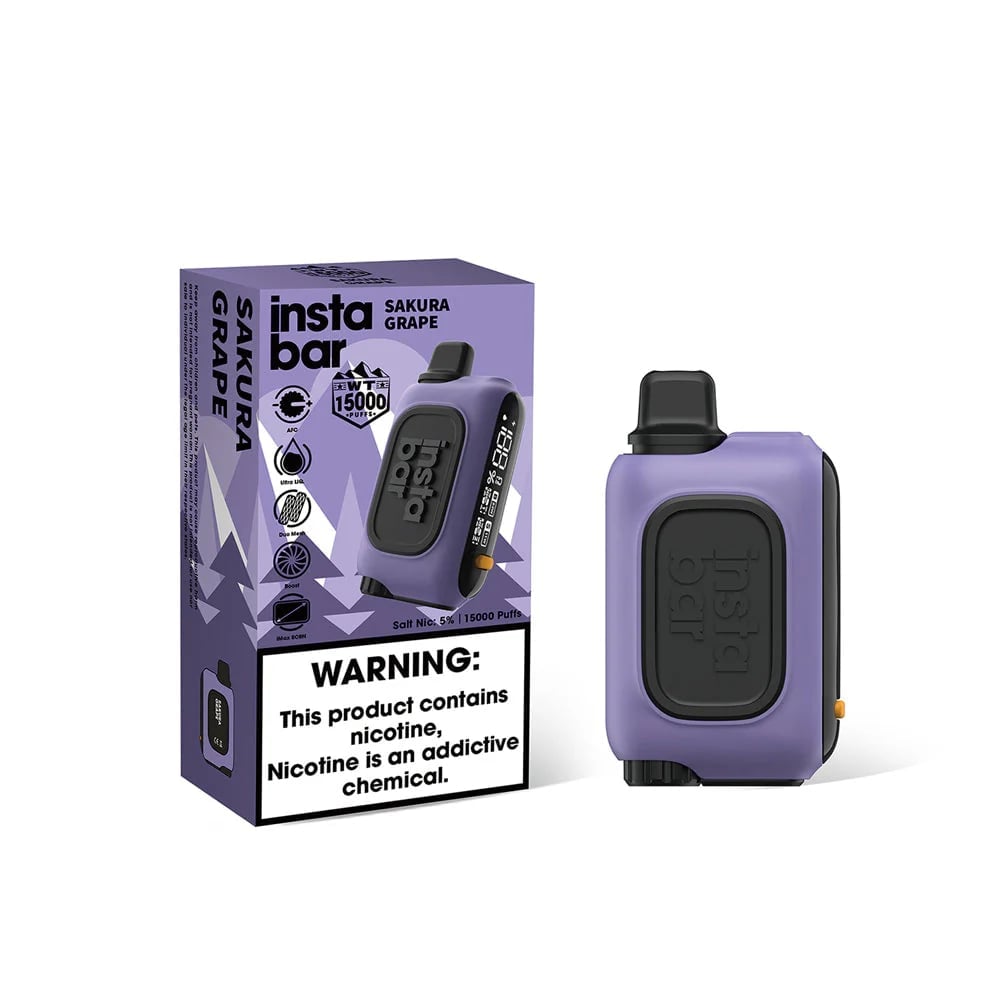 Sakura Grape&amp;INSTABAR WT15000 PUFFS 