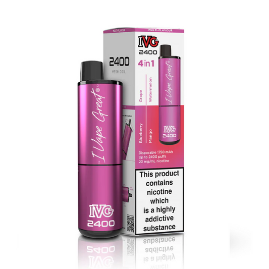 4 in 1 Fruits Edition - IVG 2400 Disposable Kit
