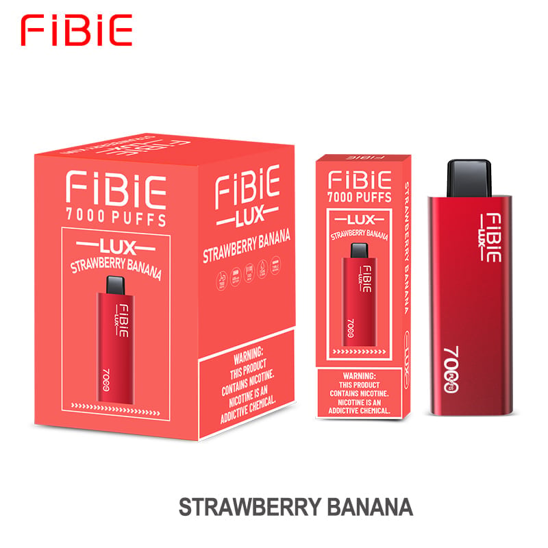 Erdbeer-Banane - FIBIE 7000 Züge Einweg-E-Zigarette (7000 Züge) 