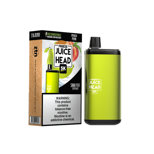 Juice Head Einweg-Eis am Stiel – Pfirsich-Birnen-Geschmack