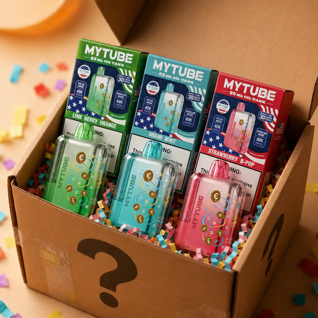 5 Pack MyTube 60k Disposable Mystery Box