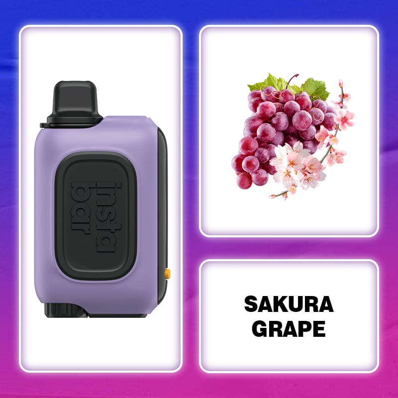 Sakura Grape&amp;INSTABAR WT15000 PUFFS 