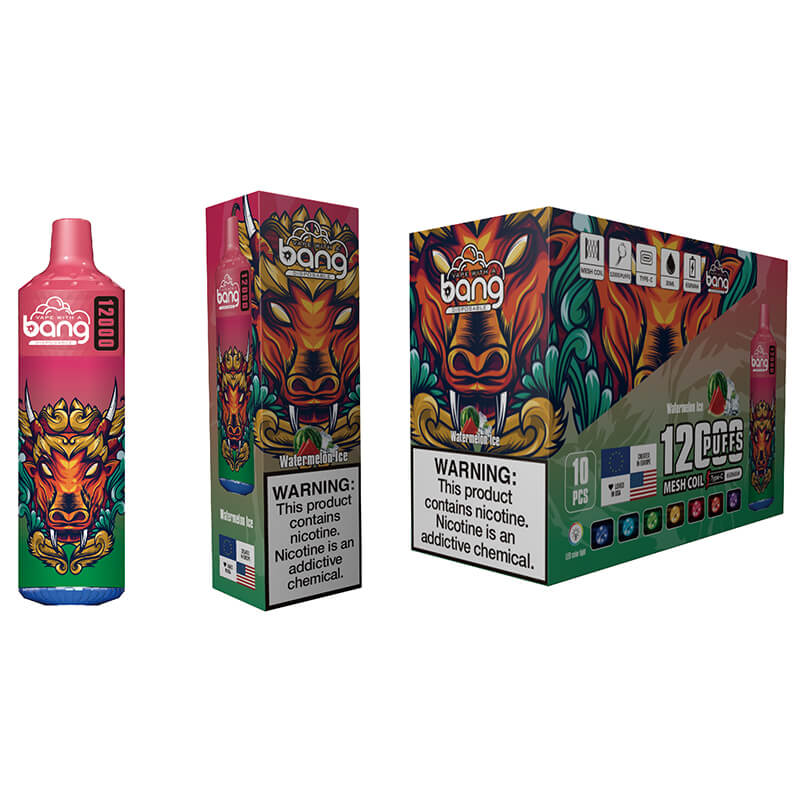 Bang disposable 12000 puff Disposable Vape 650 mAh  20 ML  20 Flavors