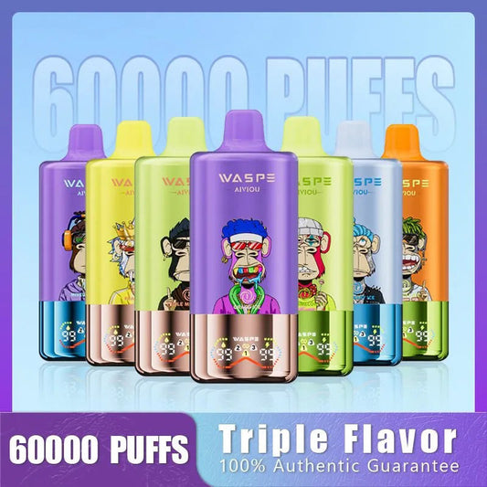 WASPE 3in1 60000 Puffs Disposable Vape Wholesale