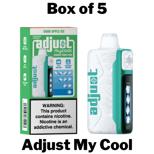 Adjust MyCool 40000 Disposable Vape Box Of 5