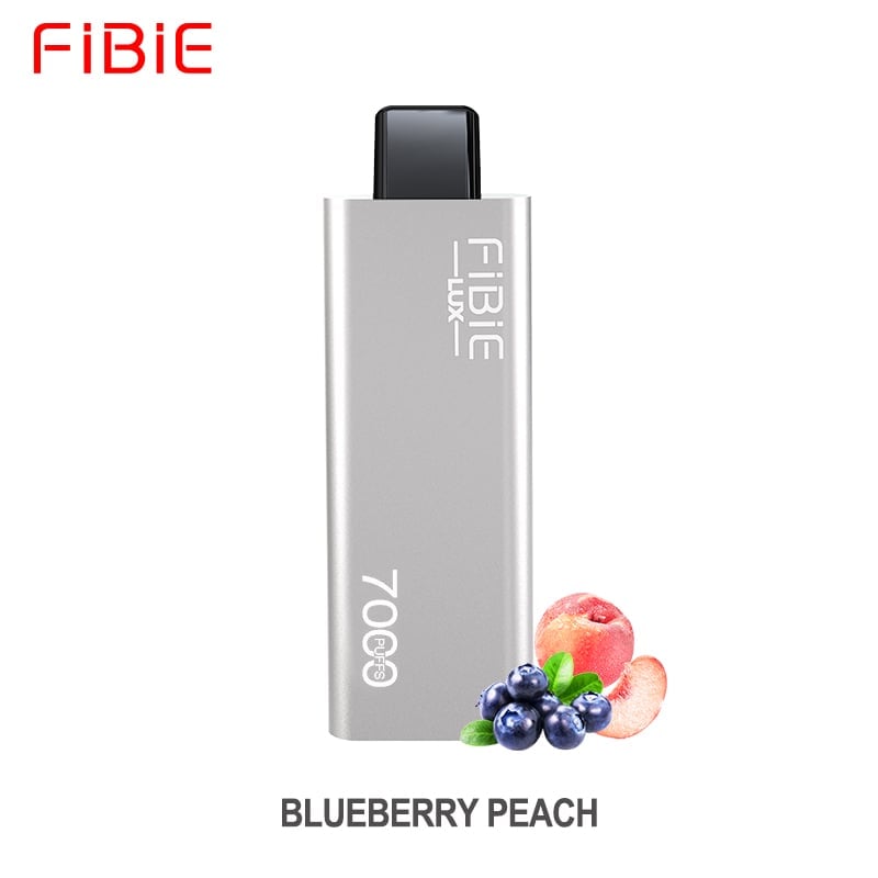 BLAUBEER-PFIRSICH - FIBIE 7000 Züge Einweg-E-Zigarette (7000 ZÜGE) 