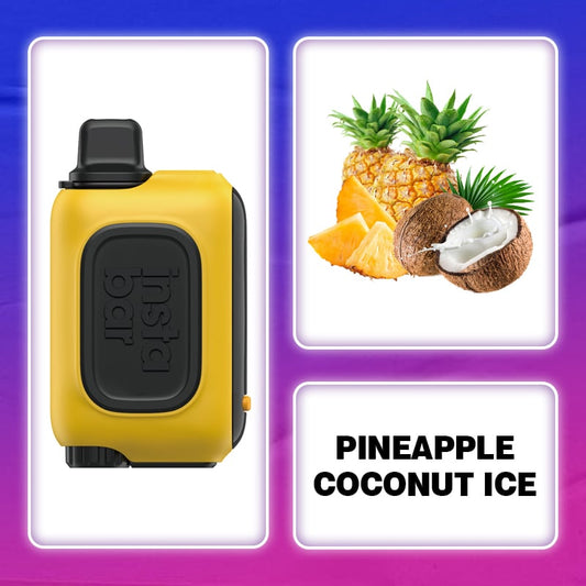 Ananas-Kokosnuss-Eis &amp; INSTABAR WT15000 Puffs 