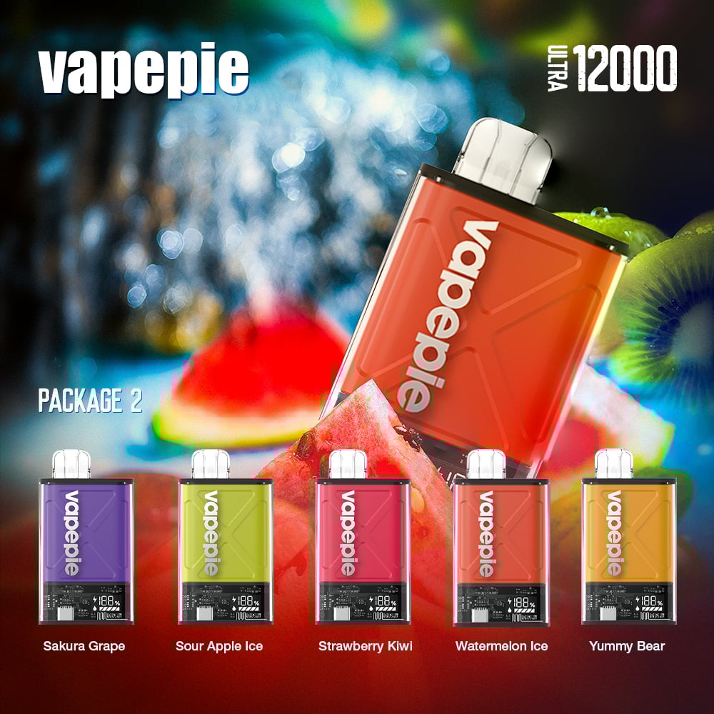 Cool Mint & VAPEPIE Ultra 12000 PUFFS (🔥Most people choose)