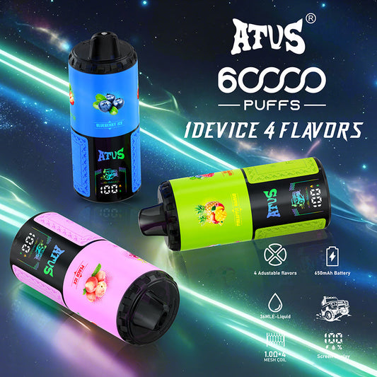 ATVS 4IN1 60000 Züge Einweg-Vape Großhandel 