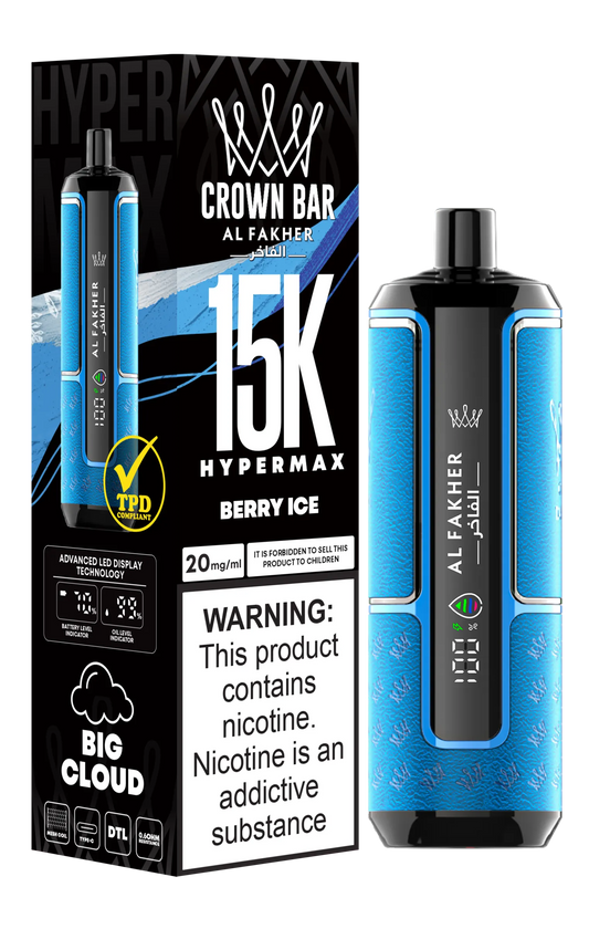 Berry ICE Al Fakher HyperMax 15k Züge | 3 Stück nach Wahl für 26 £