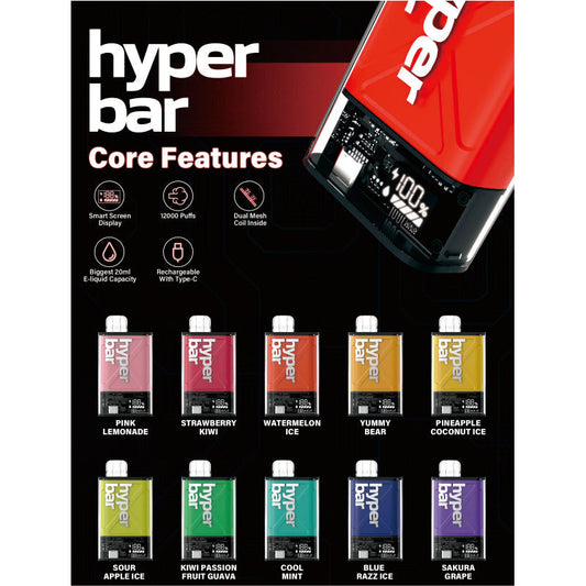 instabar Hyperbar Ultra 12000 Züge Einweg-Vape Großhandel 