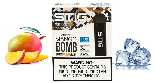 Stig - Iced Mango Bomb 3er-Pack 6%