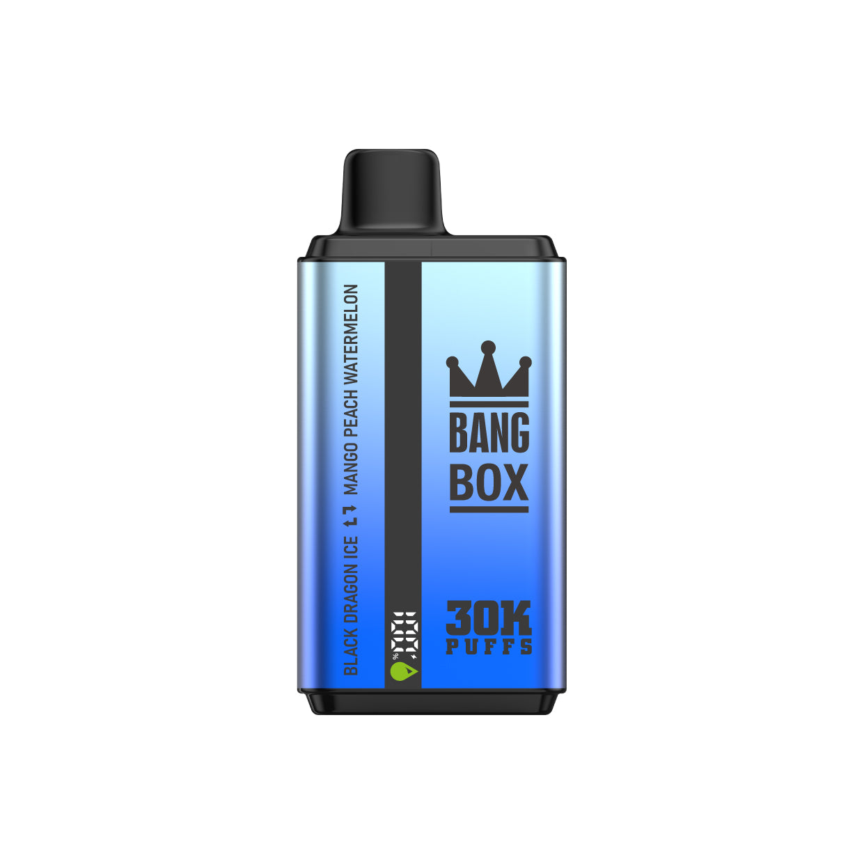 BANGBOX 30000 puffs dual flavors vape.LED Display capcity Batterya .35ml 850MAH .12 Flavor Display