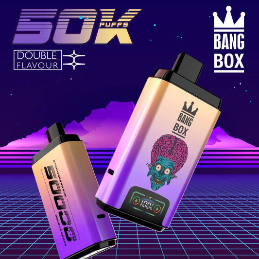 BANGBOX 50000 Puffs Disposable Vape Wholesale-850mAh Battery. 45ml E-liquid. Multiple Nicotine 12 Flavors