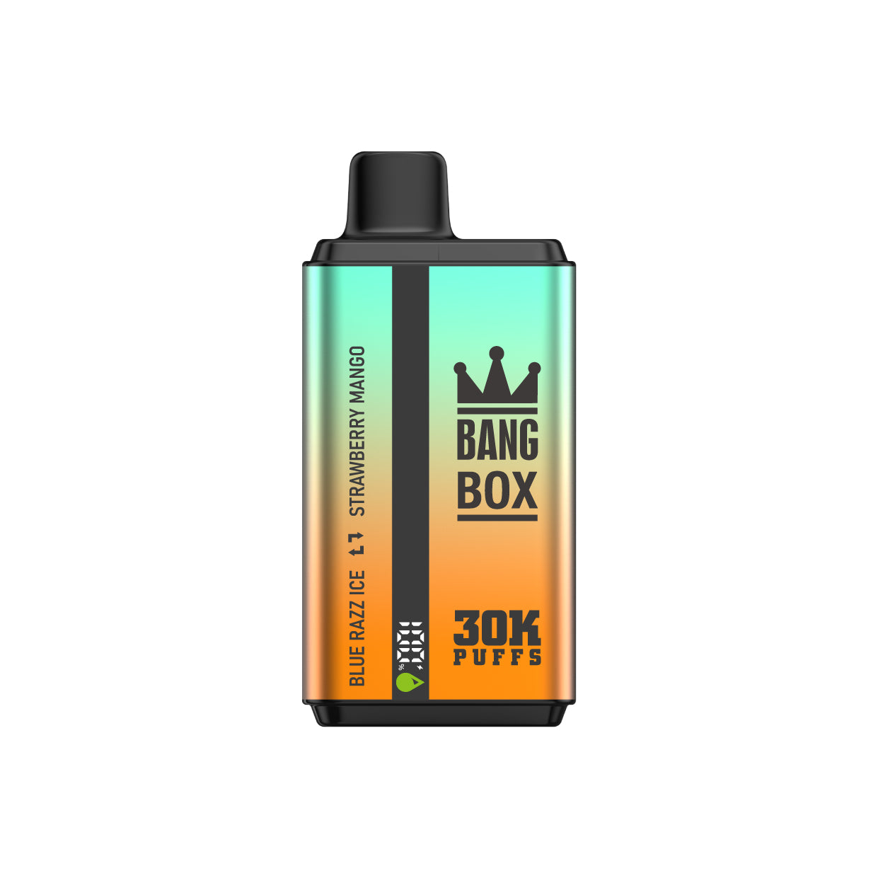 BANGBOX 30000 puffs dual flavors vape.LED Display capcity Batterya .35ml 850MAH .12 Flavor Display