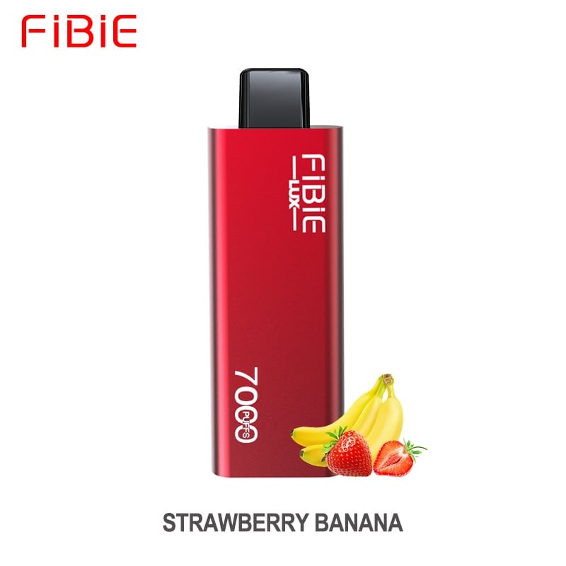 Erdbeer-Banane - FIBIE 7000 Züge Einweg-E-Zigarette (7000 Züge) 