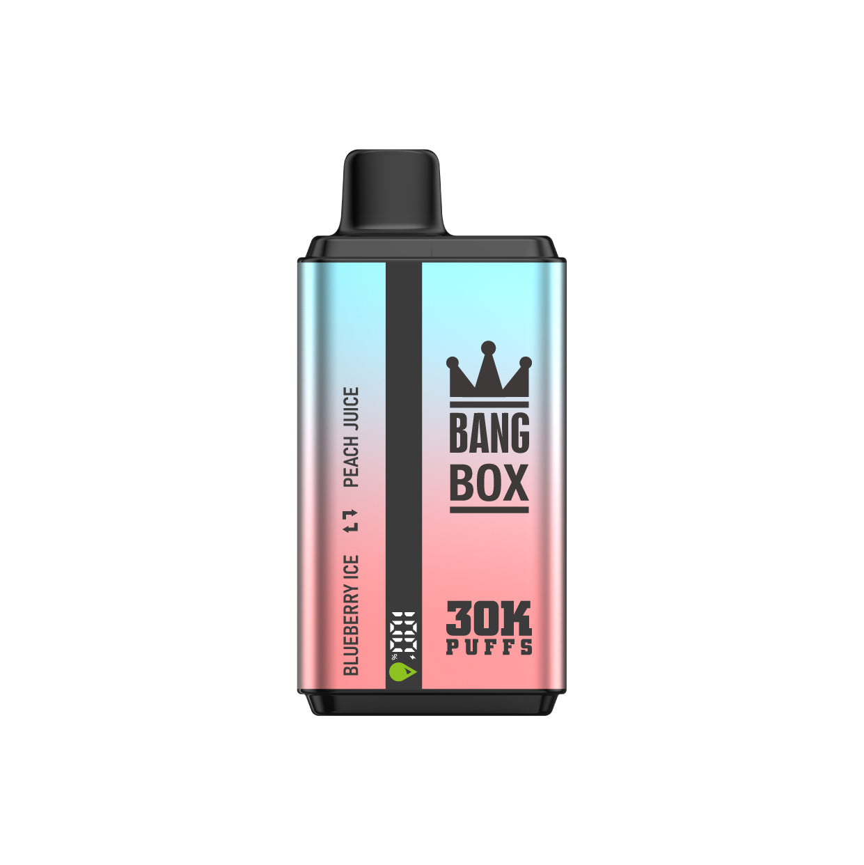 BANGBOX 30000 puffs dual flavors vape.LED Display capcity Batterya .35ml 850MAH .12 Flavor Display