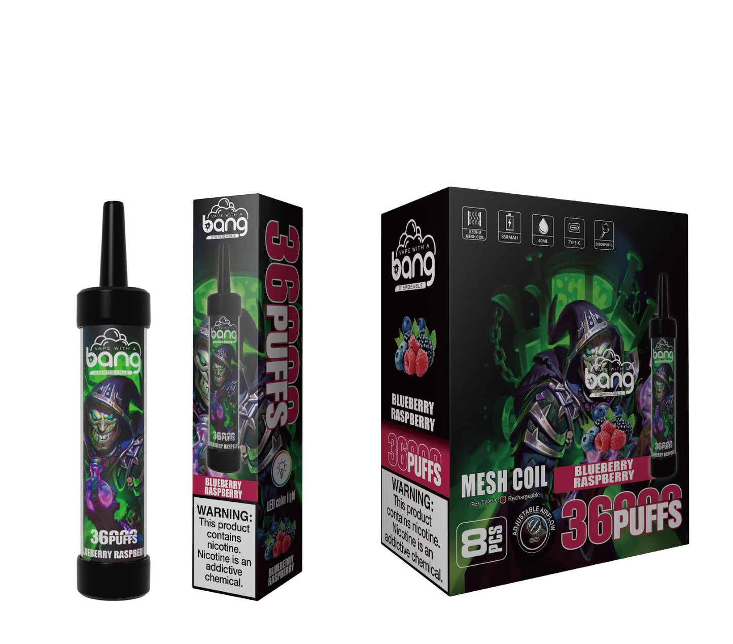 Bang 36000 Puffs Disposable Vape 850mah 12 Flavors