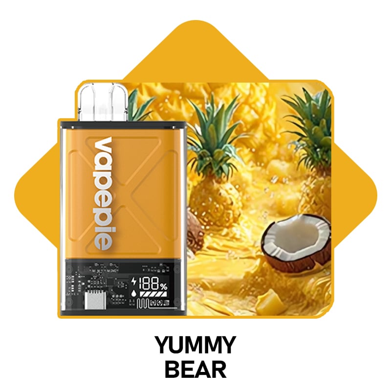 Ananas-Kokosnuss-Eis &amp; VAPEPIE Ultra 12000 Züge 