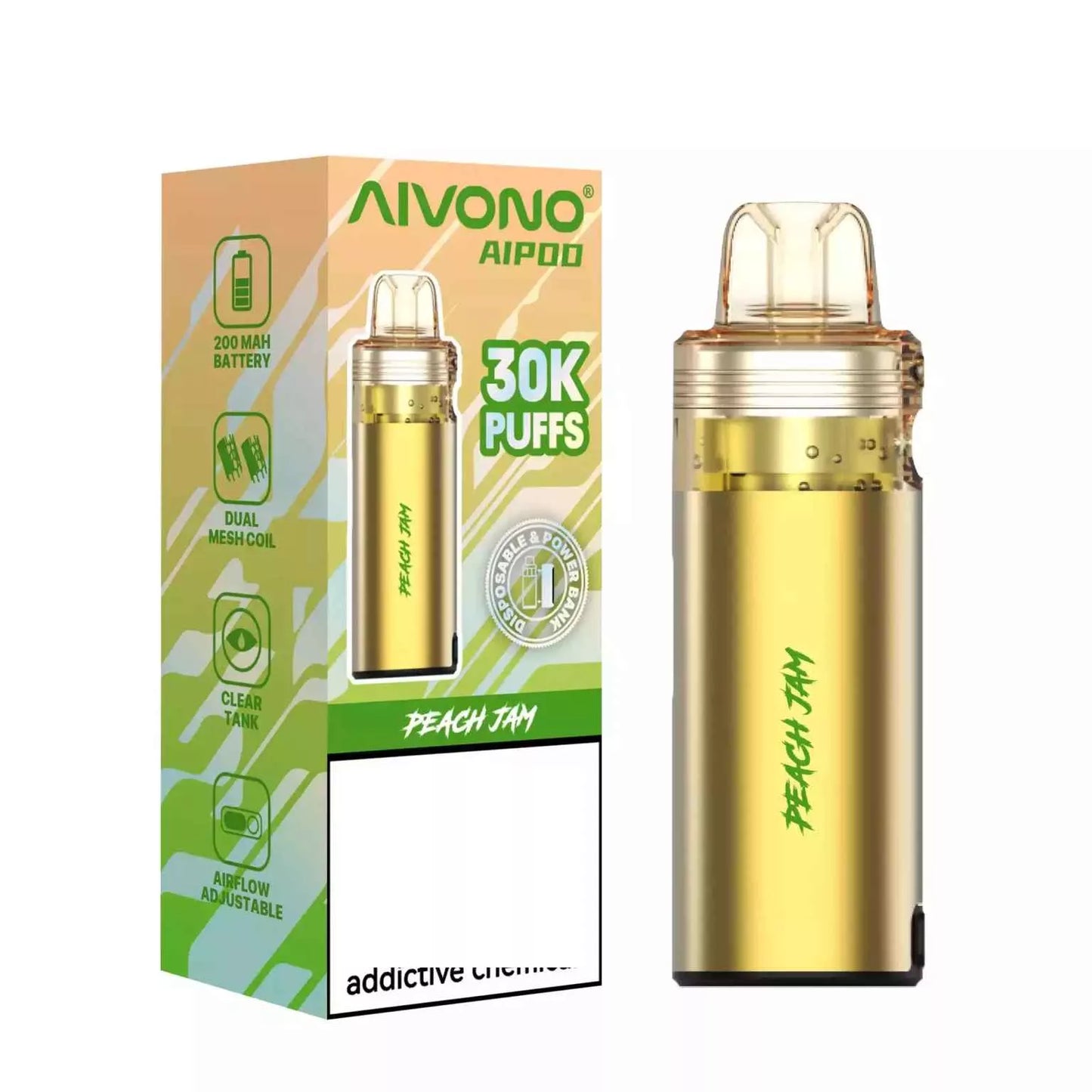 AIVONO AIM AIPOD 30K Top Refillable Vapes Wholesale
