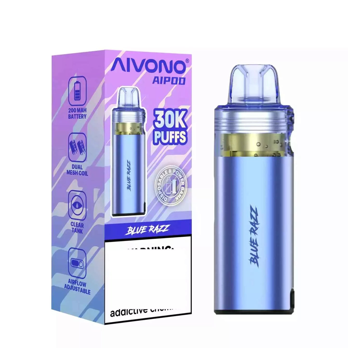 AIVONO AIM AIPOD 30K Top Refillable Vapes Wholesale