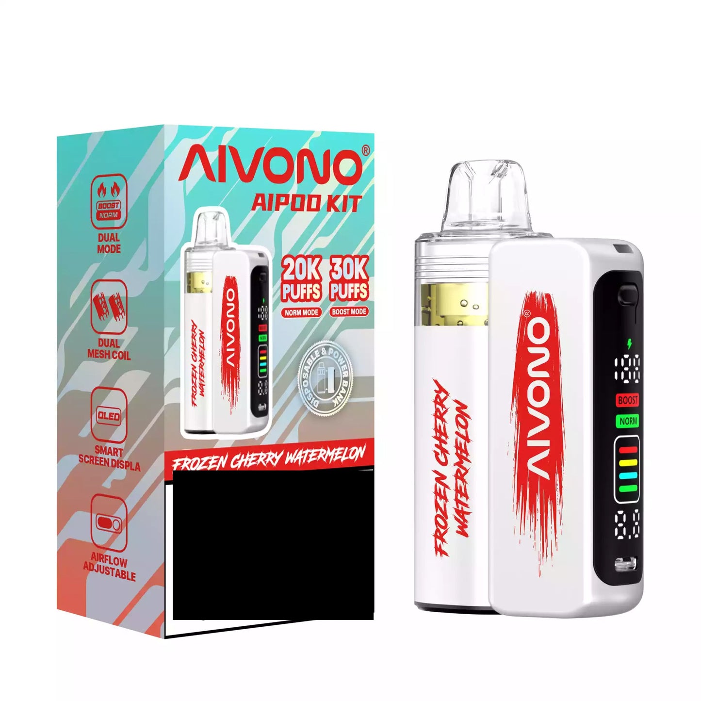AIVONO AIM AIPOD KIT 30K Disposable Vape 30000 Puffs Wholesale Smart Screen Display