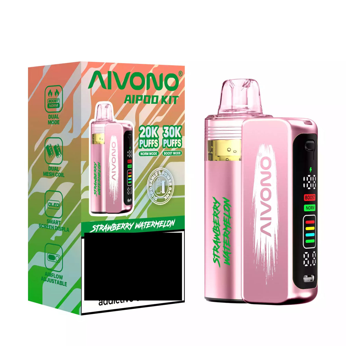 AIVONO AIM AIPOD KIT 30K Disposable Vape 30000 Puffs Wholesale Smart Screen Display