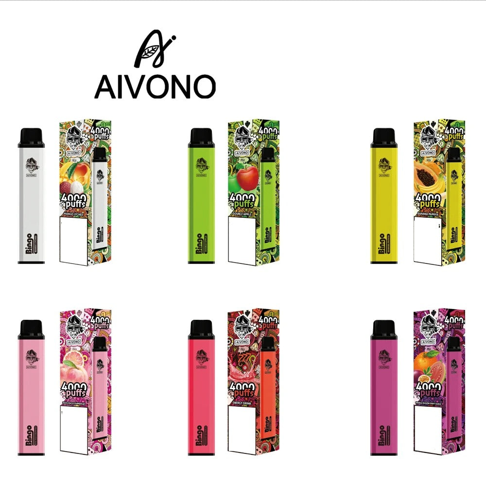 AIVONO AIM BINGO 4000 Puffs Bulk Buy Rechargeable Disposable Vapes Wholesale