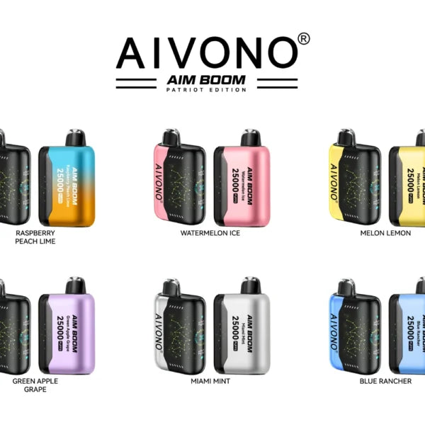 AIVONO AIM BOOM 25000 Puffs Bulk Buy Rechargeable Disposable Vapes Wholesale
