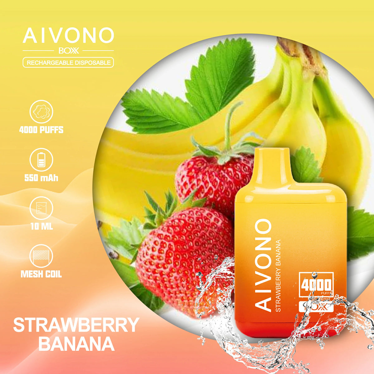 AIVONO AIM BOXX 4000 Puffs Bulk Buy Rechargeable Disposable Vapes Wholesale