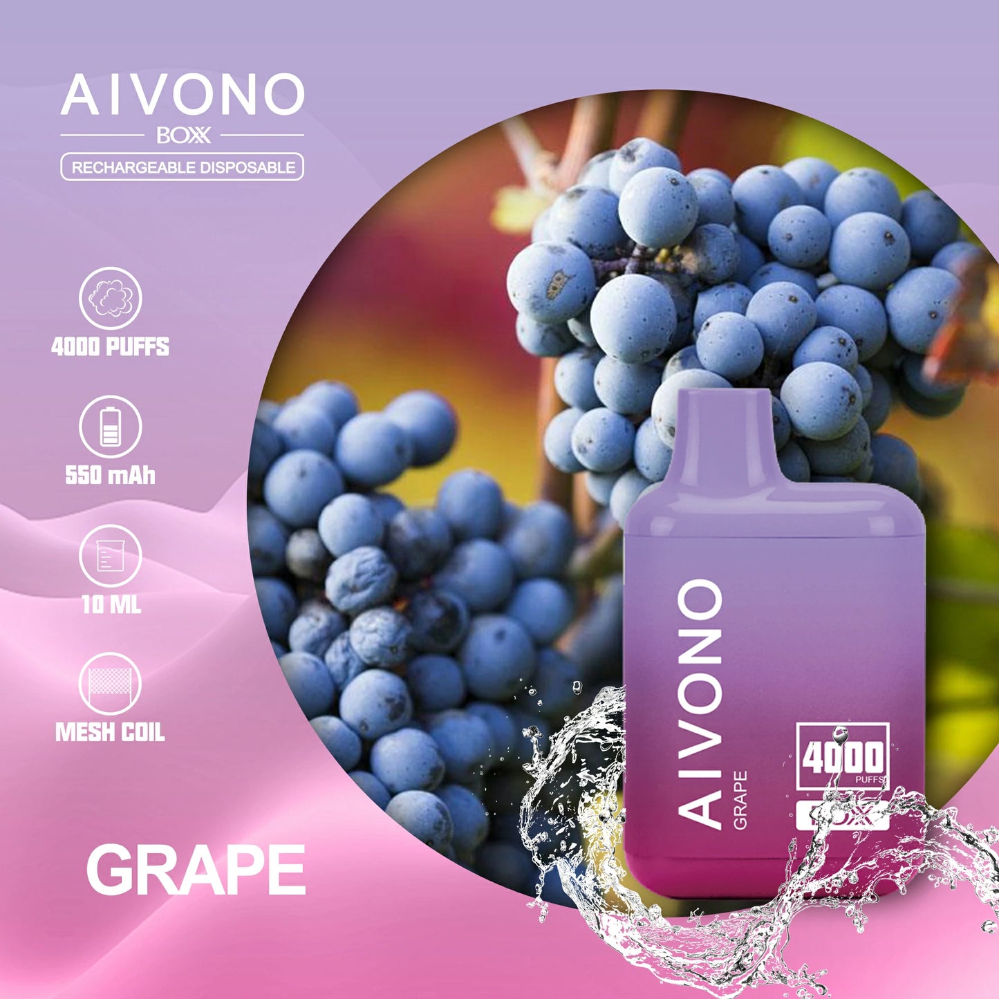 AIVONO AIM BOXX 4000 Puffs Bulk Buy Rechargeable Disposable Vapes Wholesale
