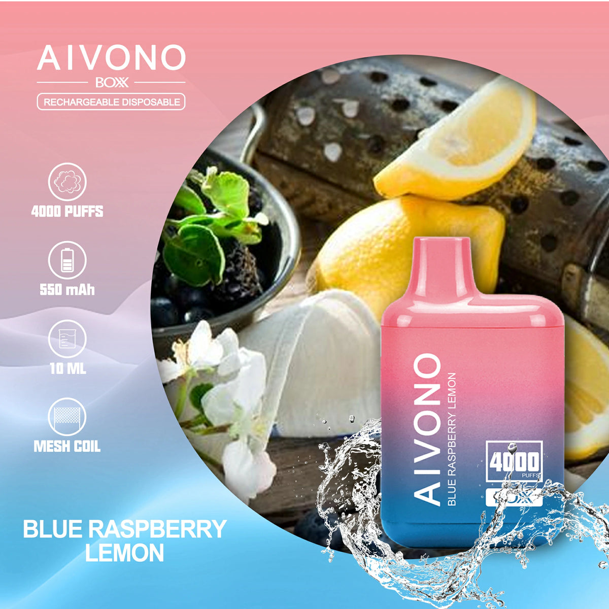 AIVONO AIM BOXX 4000 Puffs Bulk Buy Rechargeable Disposable Vapes Wholesale