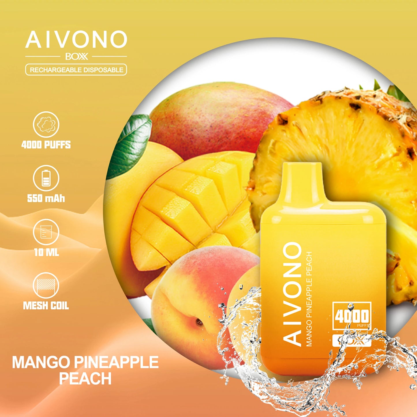AIVONO AIM BOXX 4000 Puffs Bulk Buy Rechargeable Disposable Vapes Wholesale