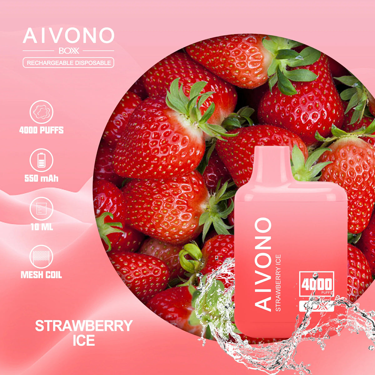 AIVONO AIM BOXX 4000 Puffs Bulk Buy Rechargeable Disposable Vapes Wholesale