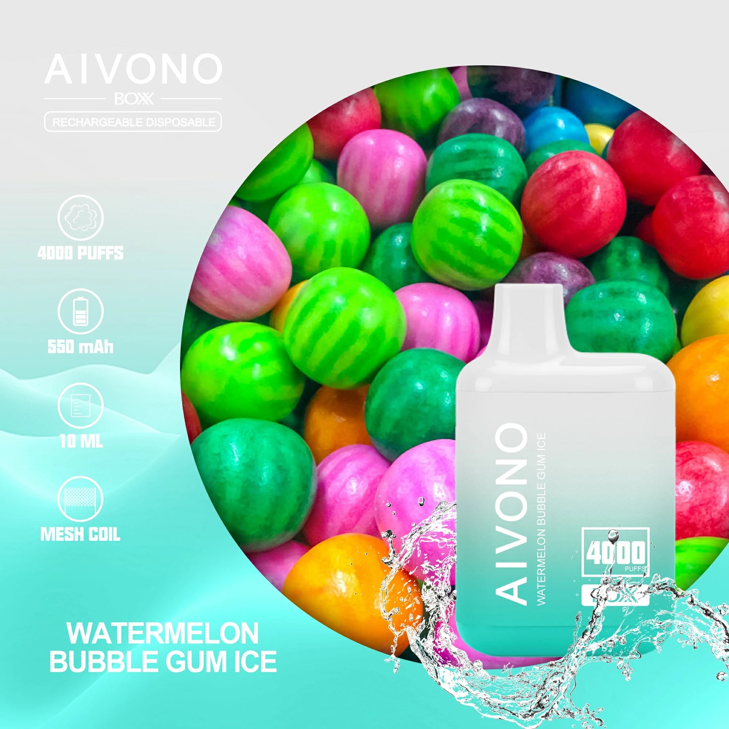 AIVONO AIM BOXX 4000 Puffs Bulk Buy Rechargeable Disposable Vapes Wholesale