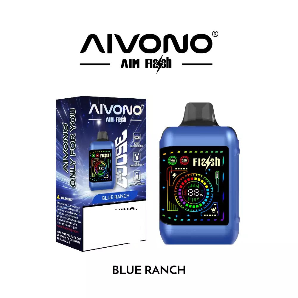 AIVONO AIM FLASH 35000 Puffs Dual Mesh Bulk Buy Rechargeable Disposable Vapes Wholesale