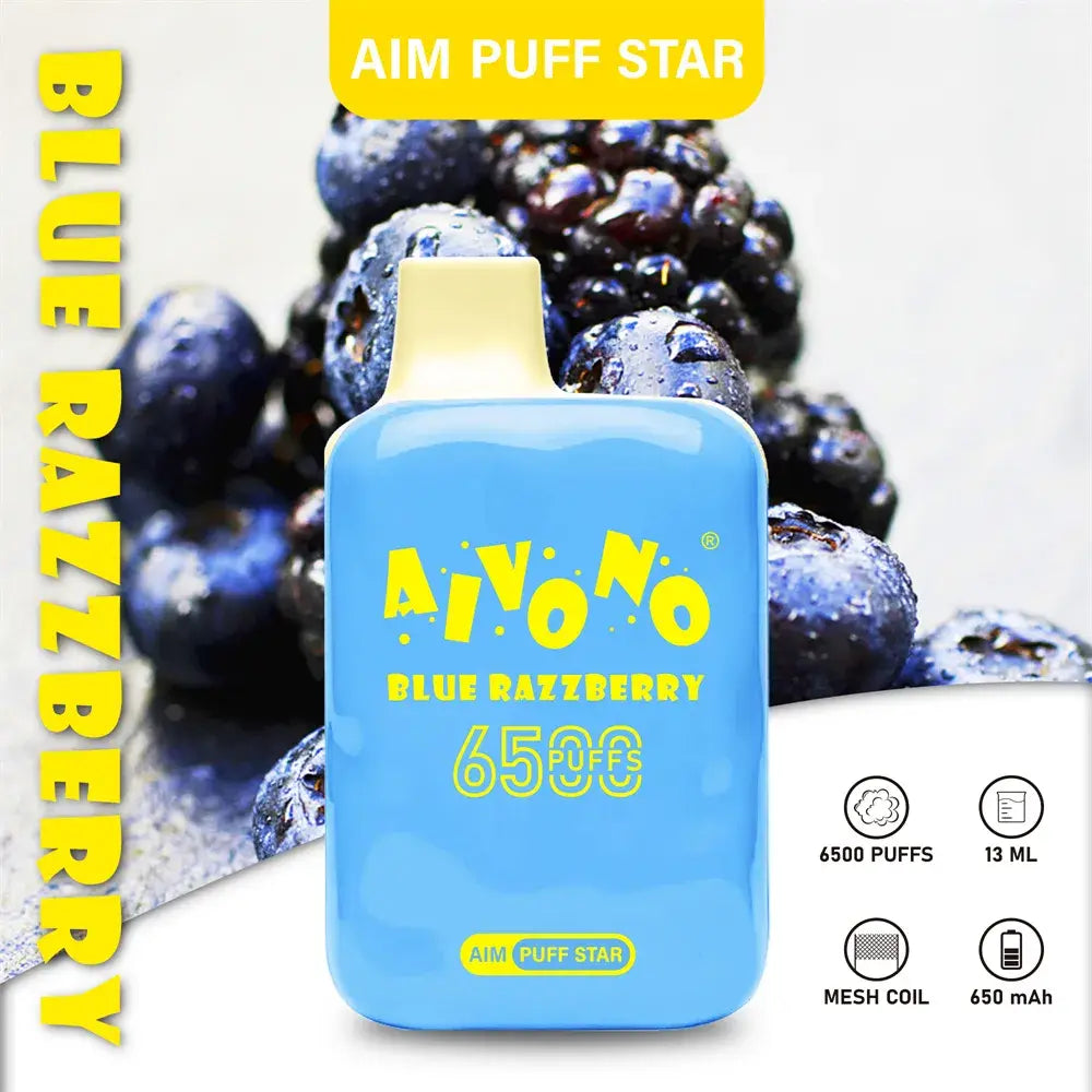 AIVONO AIM PUFFSTAR 6500 Puffs Rechargeable Disposable Vapes Wholesale