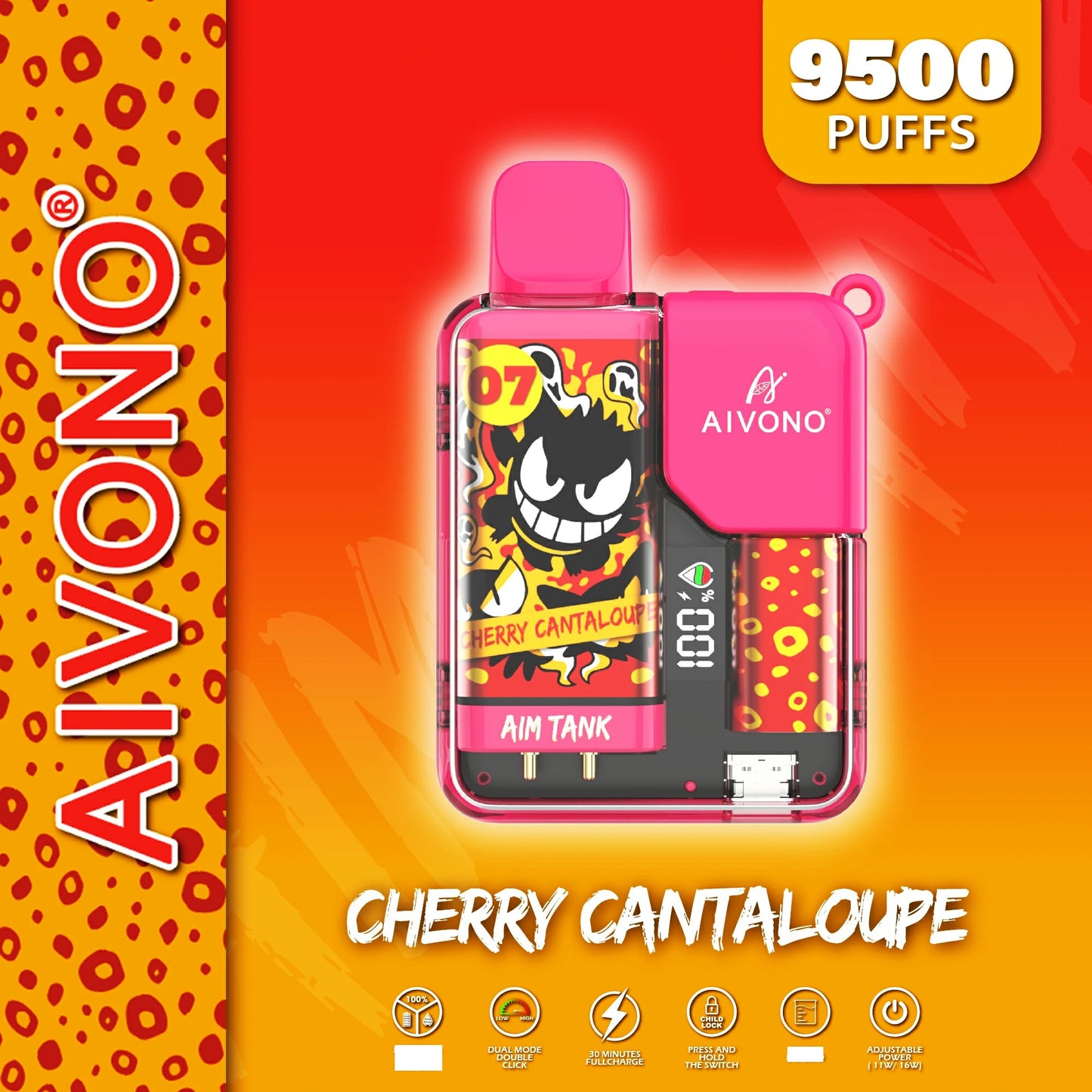AIVONO AIM TANK 9500 Puffs Bulk Buy Rechargeable Disposable Vapes Wholesale