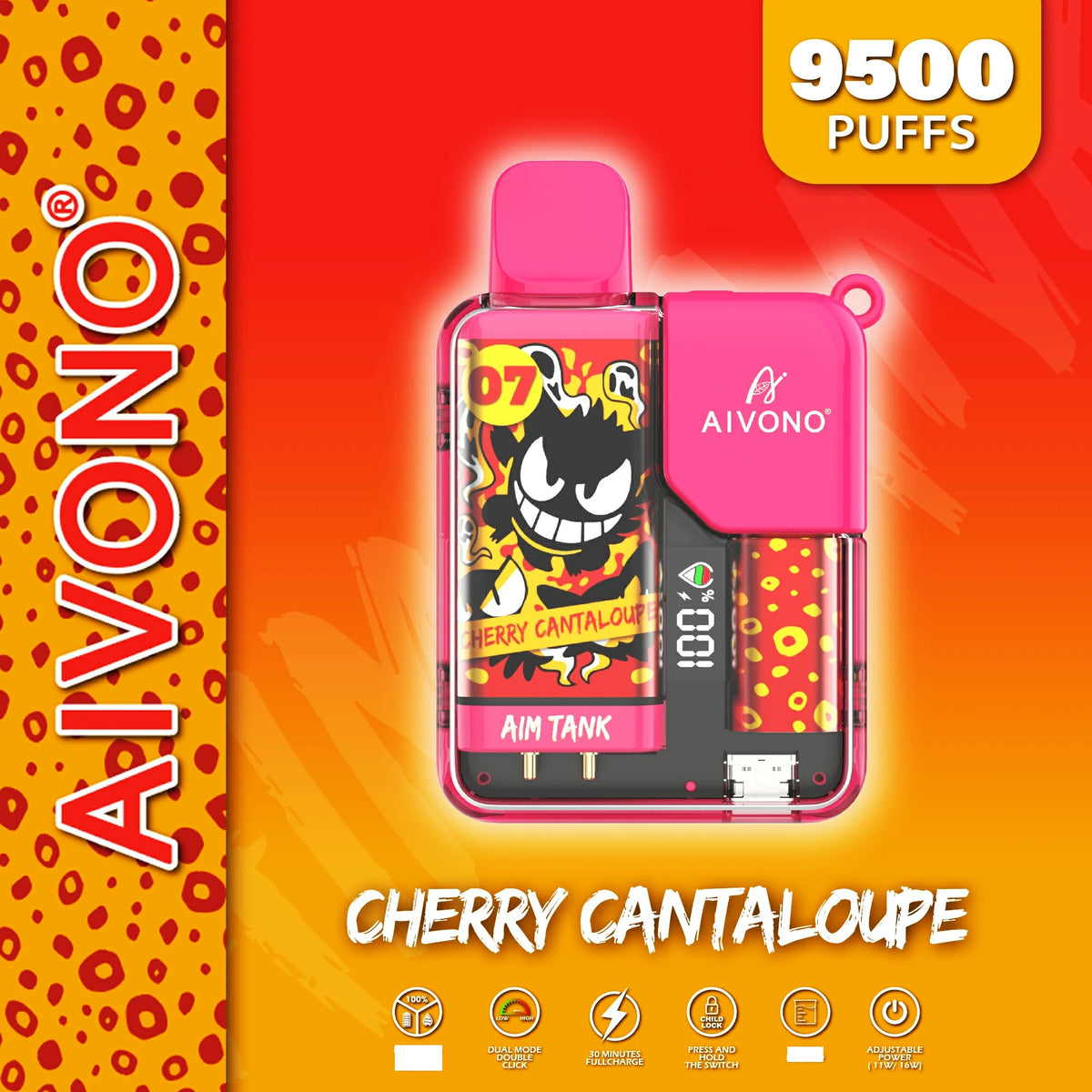 AIVONO AIM TANK 9500 Puffs Bulk Buy Rechargeable Disposable Vapes Wholesale