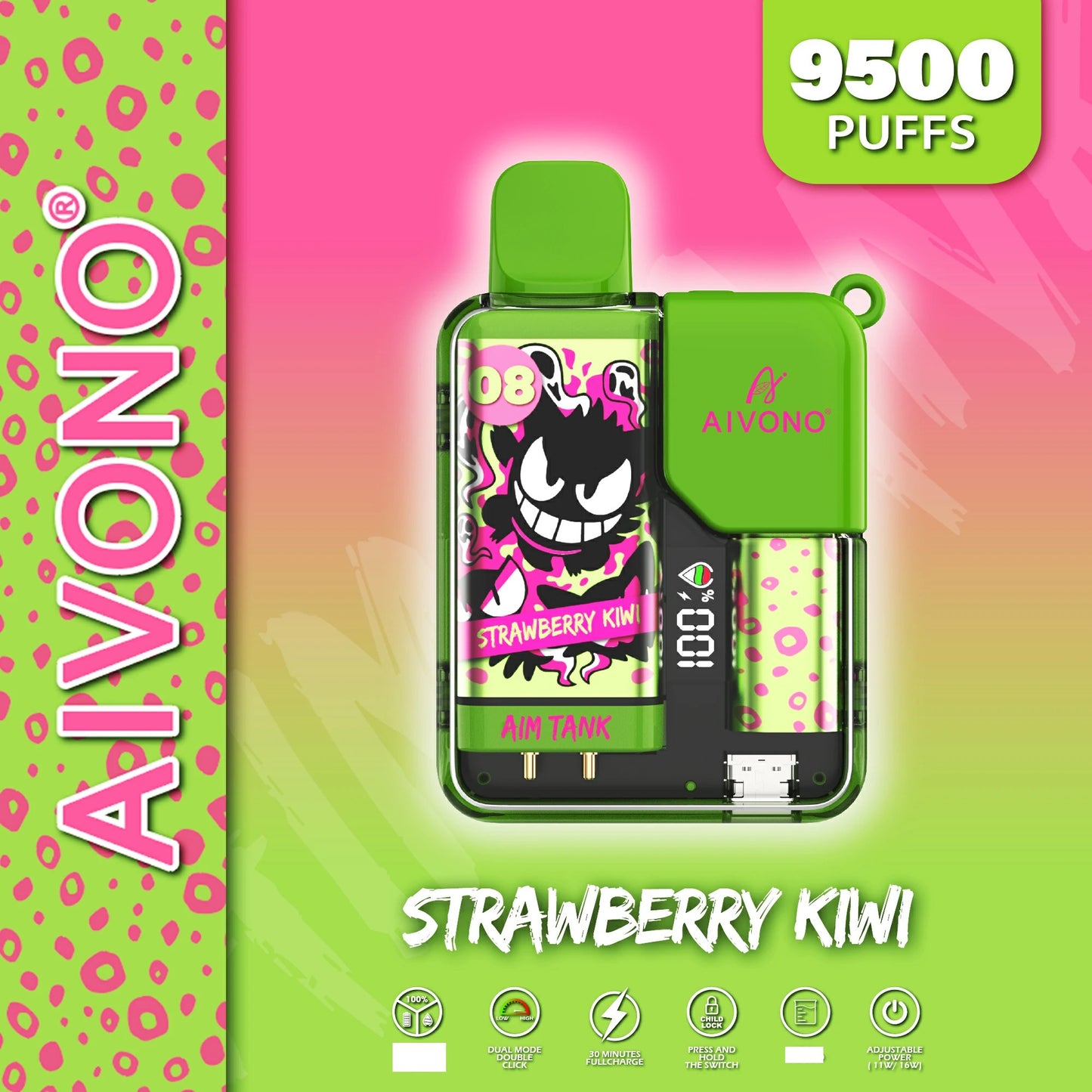 AIVONO AIM TANK 9500 Puffs Bulk Buy Rechargeable Disposable Vapes Wholesale