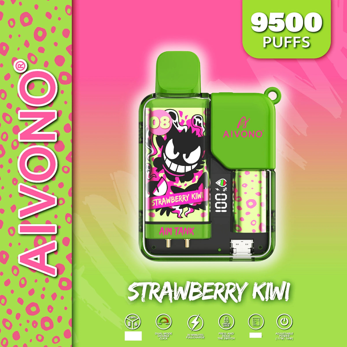 AIVONO AIM TANK 9500 Puffs Bulk Buy Rechargeable Disposable Vapes Wholesale
