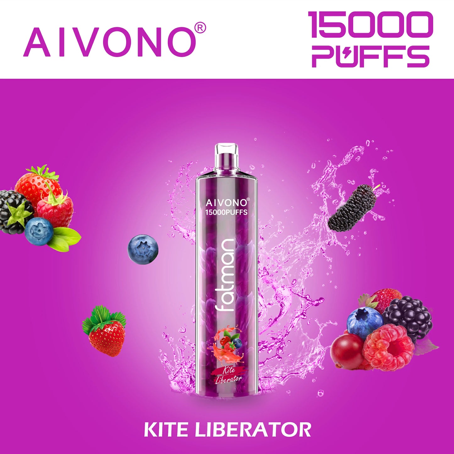 AIVONO FATMAN 15000 Puffs Bulk Buy Rechargeable Disposable Vapes Wholesale