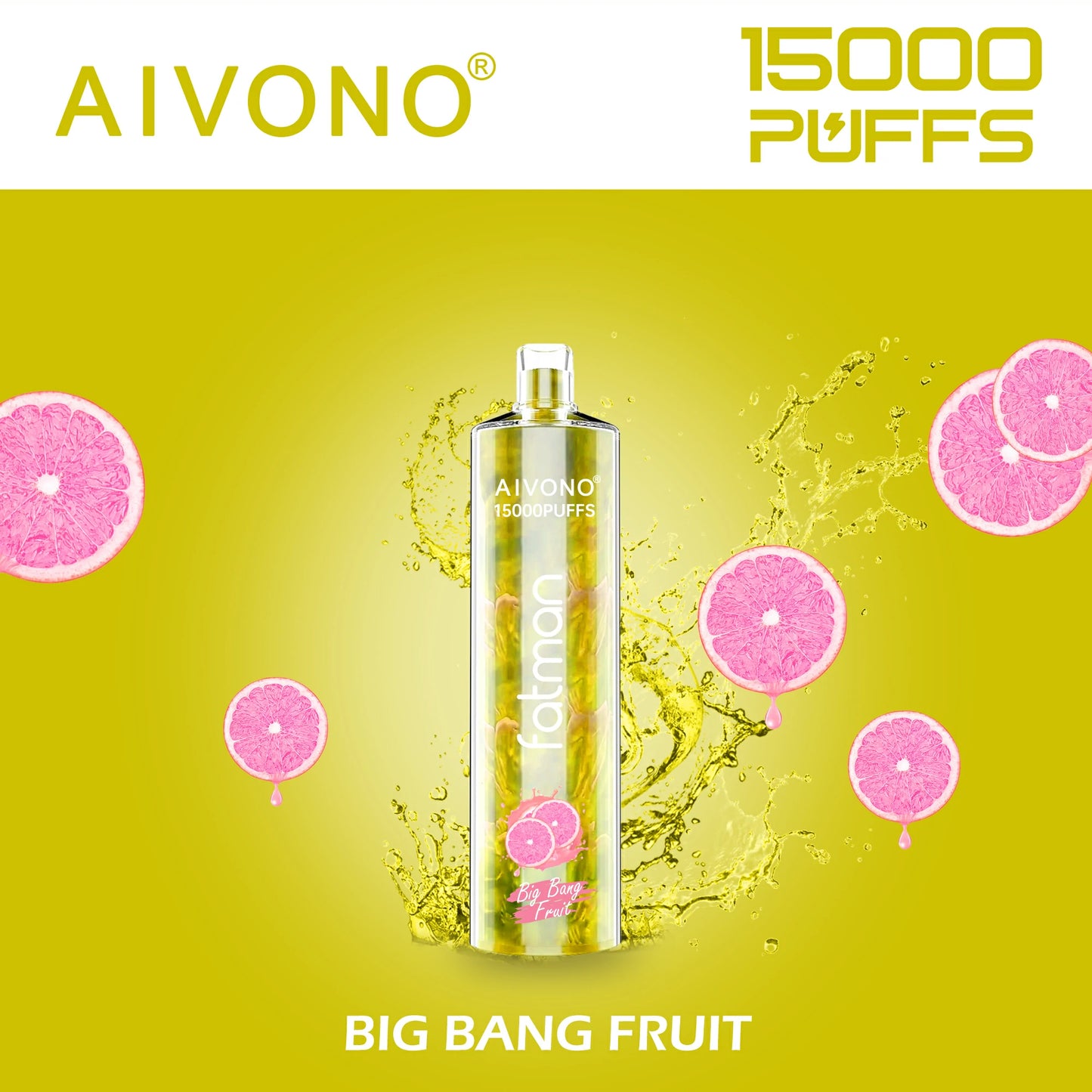 AIVONO FATMAN 15000 Puffs Bulk Buy Rechargeable Disposable Vapes Wholesale