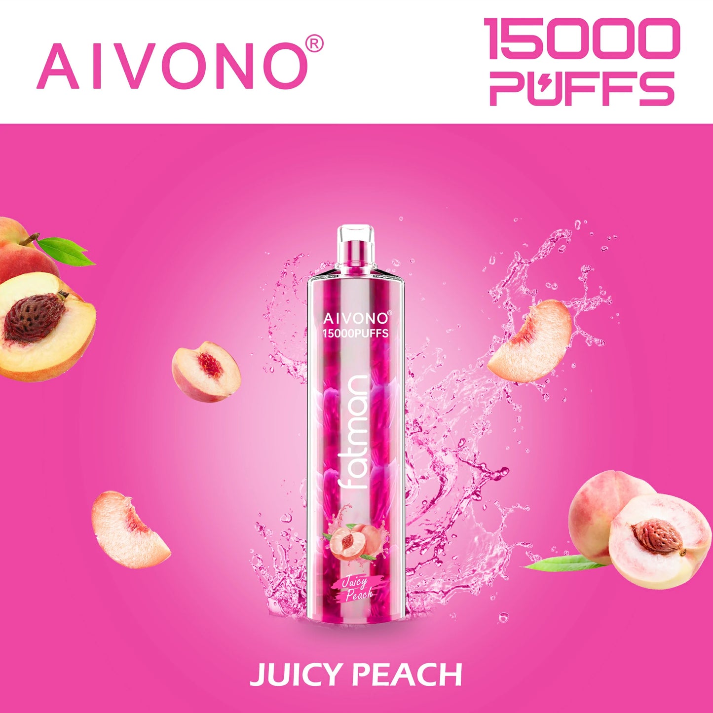 AIVONO FATMAN 15000 Puffs Bulk Buy Rechargeable Disposable Vapes Wholesale