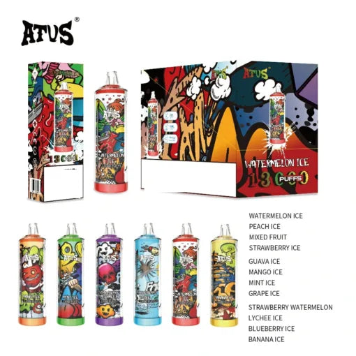 ATVS 13000 Puffs Bulk Buy Rechargeable Disposable Vapes Wholesale