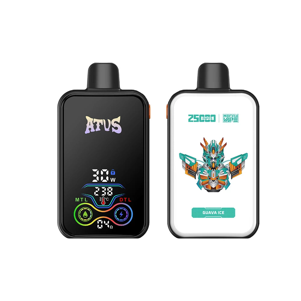 ATVS 25000 Puffs Dual Mesh Digital Screen Bulk Buy Rechargeable Disposable Vapes Wholesale