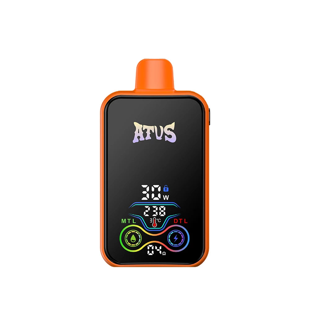 ATVS 25000 Puffs Dual Mesh Digital Screen Bulk Buy Rechargeable Disposable Vapes Wholesale